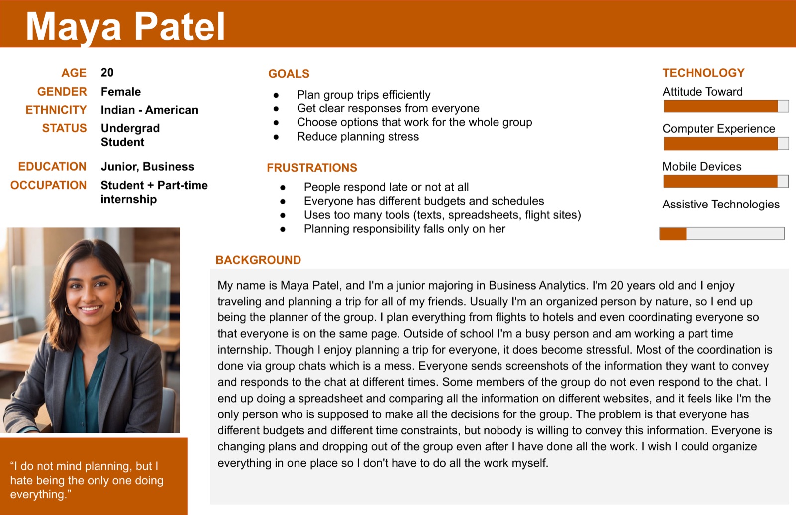 SyncTrip persona artifact for Maya Patel
